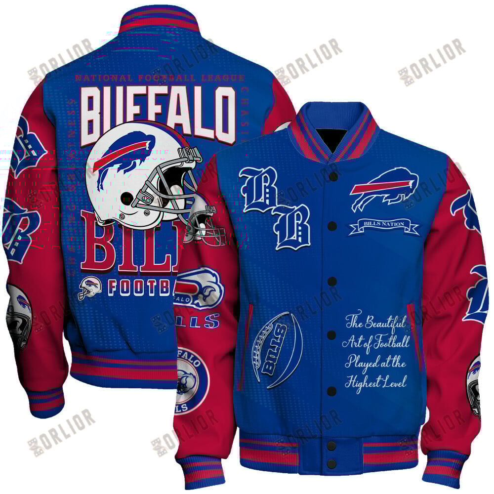 Buffalo Bills  2024 American Football Conference Unisex Varsity Jacket V3