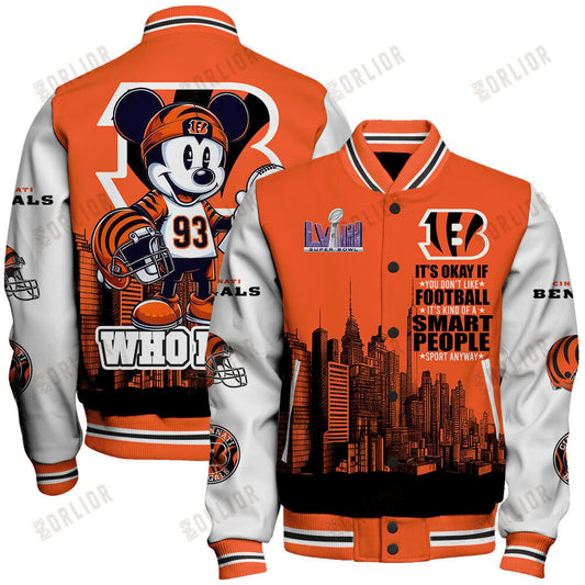 Cincinnati Bengals National Football League Varsity Jacket STM V5