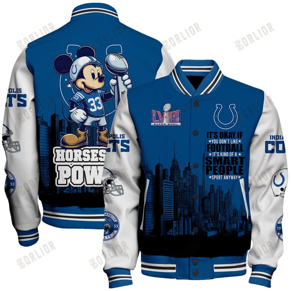 Indianapolis Colts National Football League Varsity Jacket STM V5