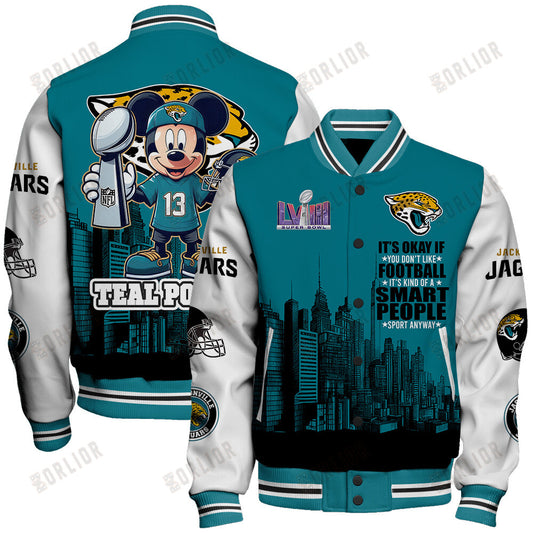 Jacksonville Jaguars National Football League Varsity Jacket STM V5