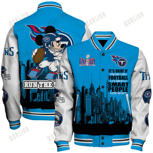 Tennessee Titans National Football League Varsity Jacket STM V5