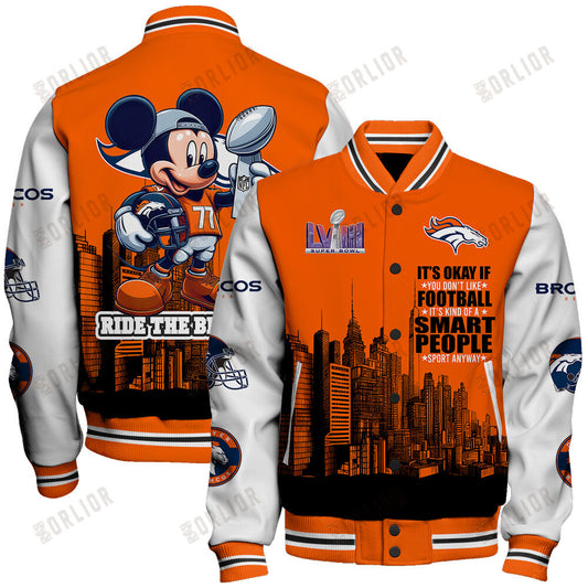 Denver Broncos National Football League Varsity Jacket STM V5