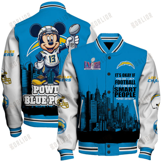 Los Angeles Chargers National Football League Varsity Jacket STM V5