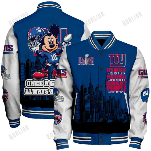 New York Giants National Football League Varsity Jacket STM V5