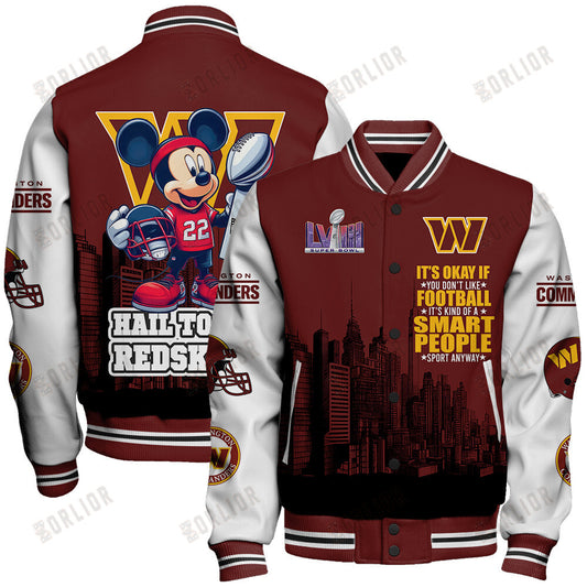 Washington Commanders National Football League Varsity Jacket STM V5
