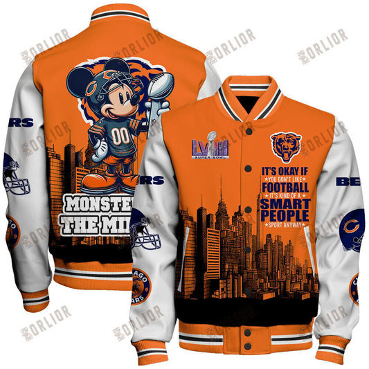 Chicago Bears National Football League Varsity Jacket STM V5