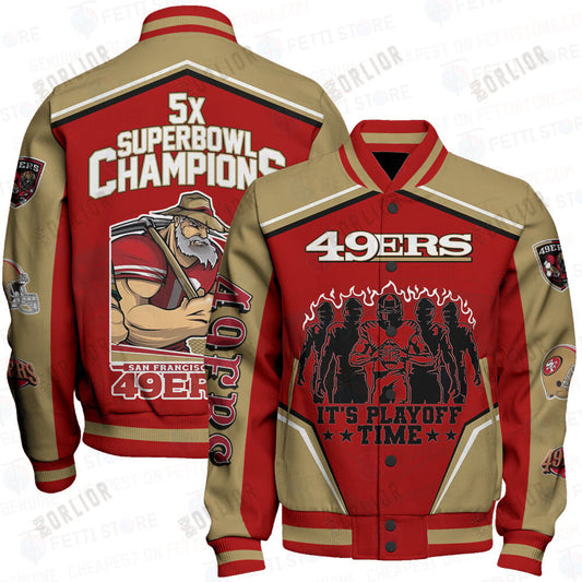 San Francisco 49ers National Football League Varsity Jacket STM V6