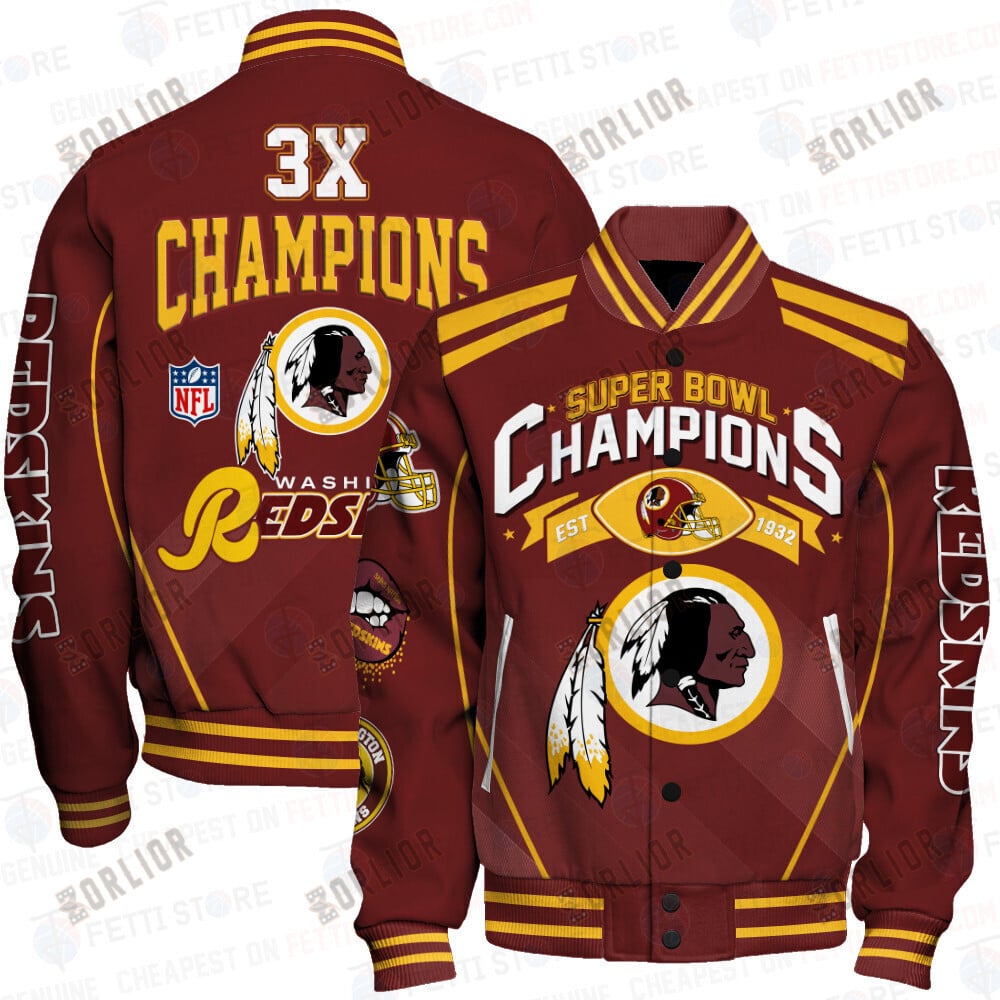Washington Redskins National Football League Champions Varsity Jacket
