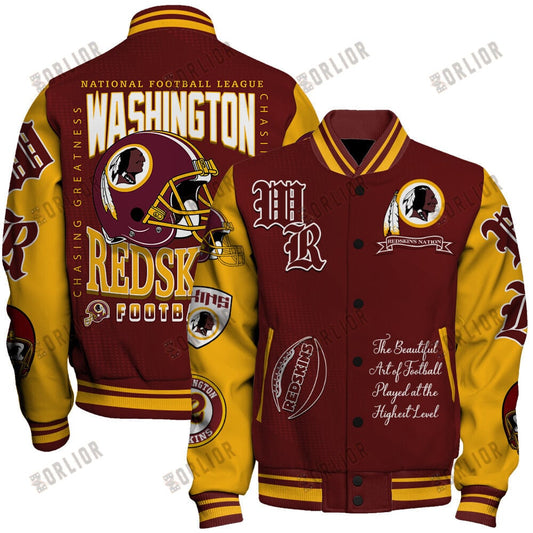 Washington Redskins  2024 National Football Conference Unisex Varsity Jacket V3