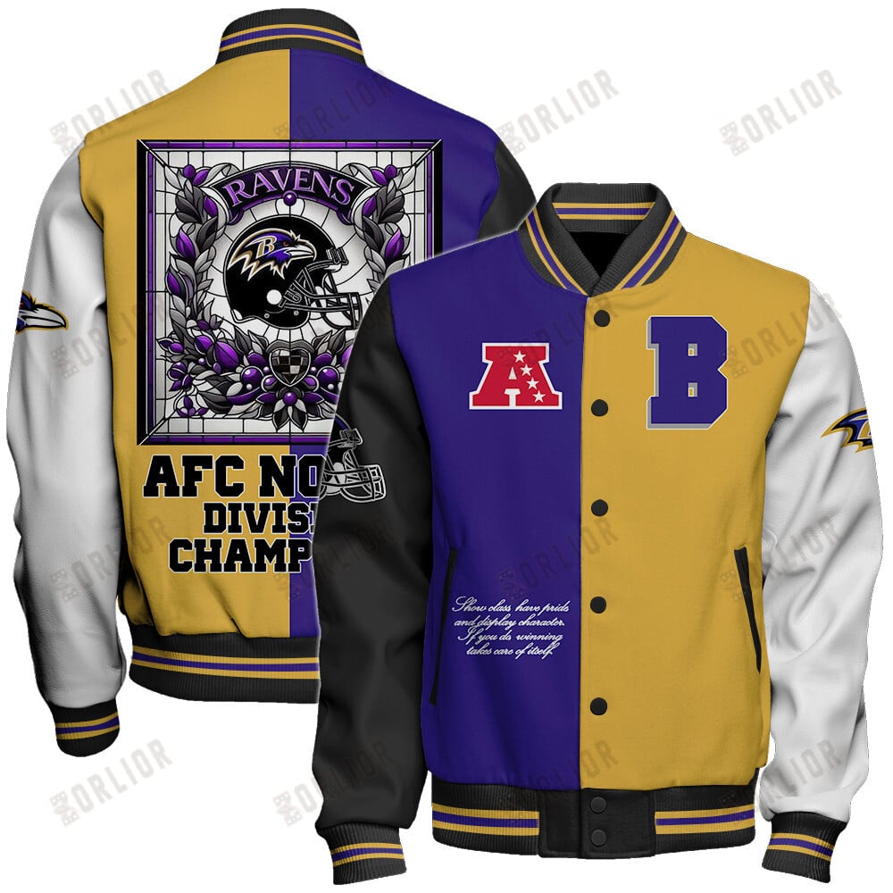 Baltimore Ravens National Football League Varsity Jacket STM V7