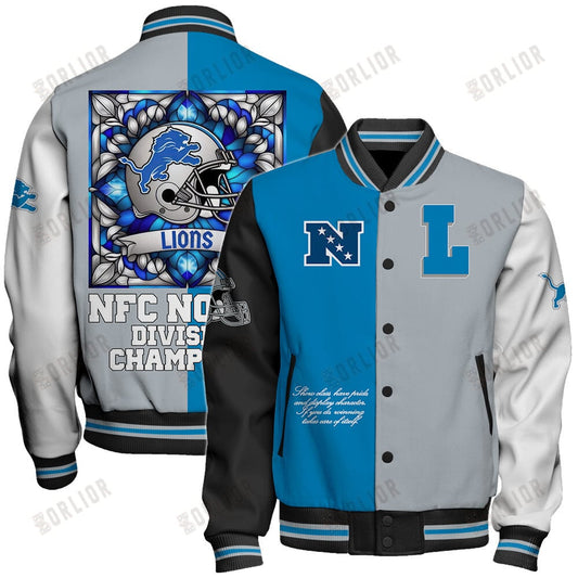 Detroit Lions National Football League Varsity Jacket STM V7
