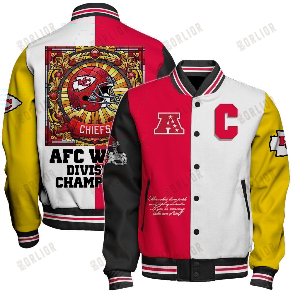 Kansas City Chiefs National Football League Varsity Jacket STM V7