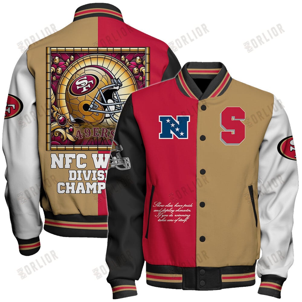 San Francisco 49ers National Football League Varsity Jacket STM V7