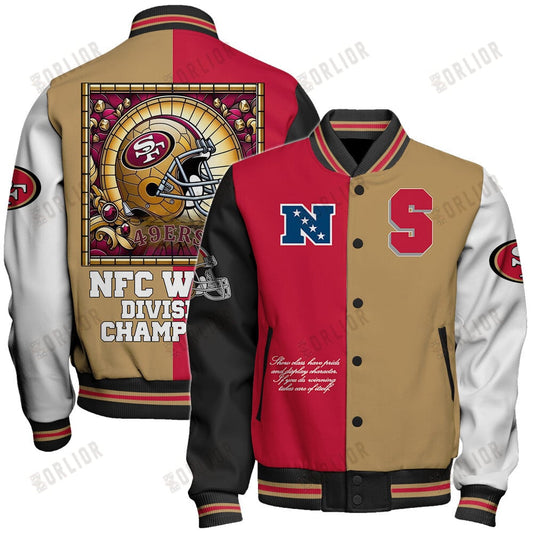 San Francisco 49ers National Football League Varsity Jacket STM V7