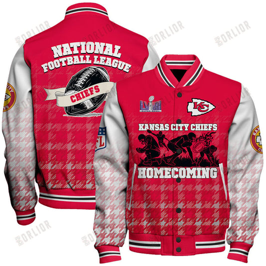 Kansas City Chiefs LVIII Home Coming Varsity Jacket