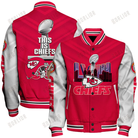 Kansas City Chiefs LVIII This Is Chiefs Varsity Jacket
