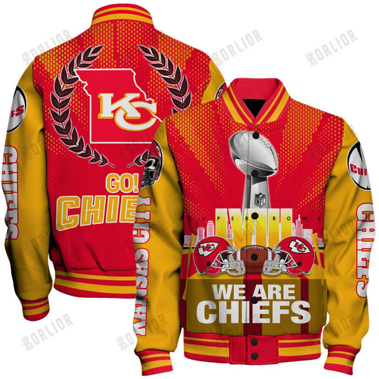 Kansas City Chiefs LVIII We Are Chiefs Varsity Jacket