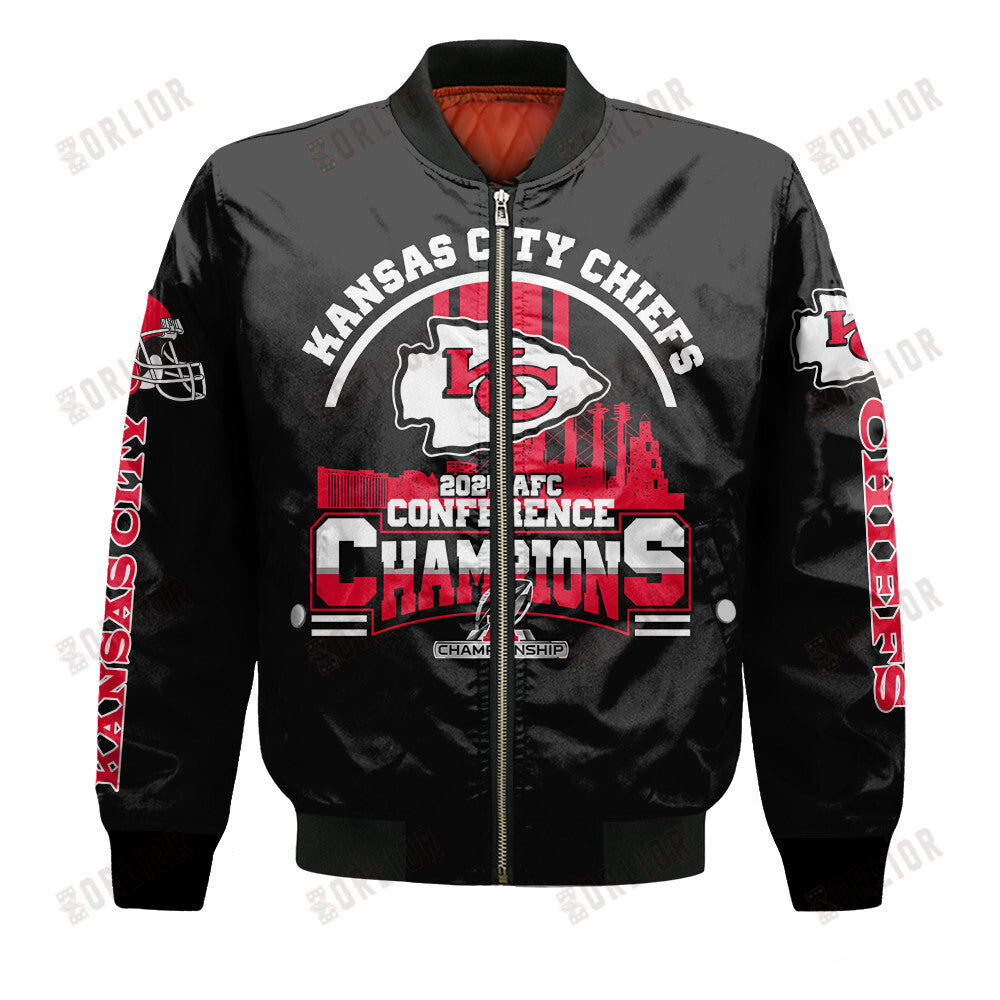 Kansas City Chiefs National Football League Bomber Jacket STM V1
