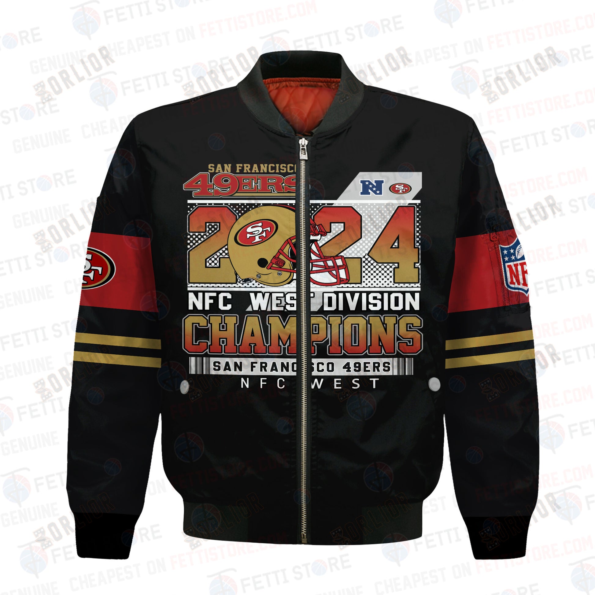 San Francisco 49ers National Football League Bomber Jacket STM V2