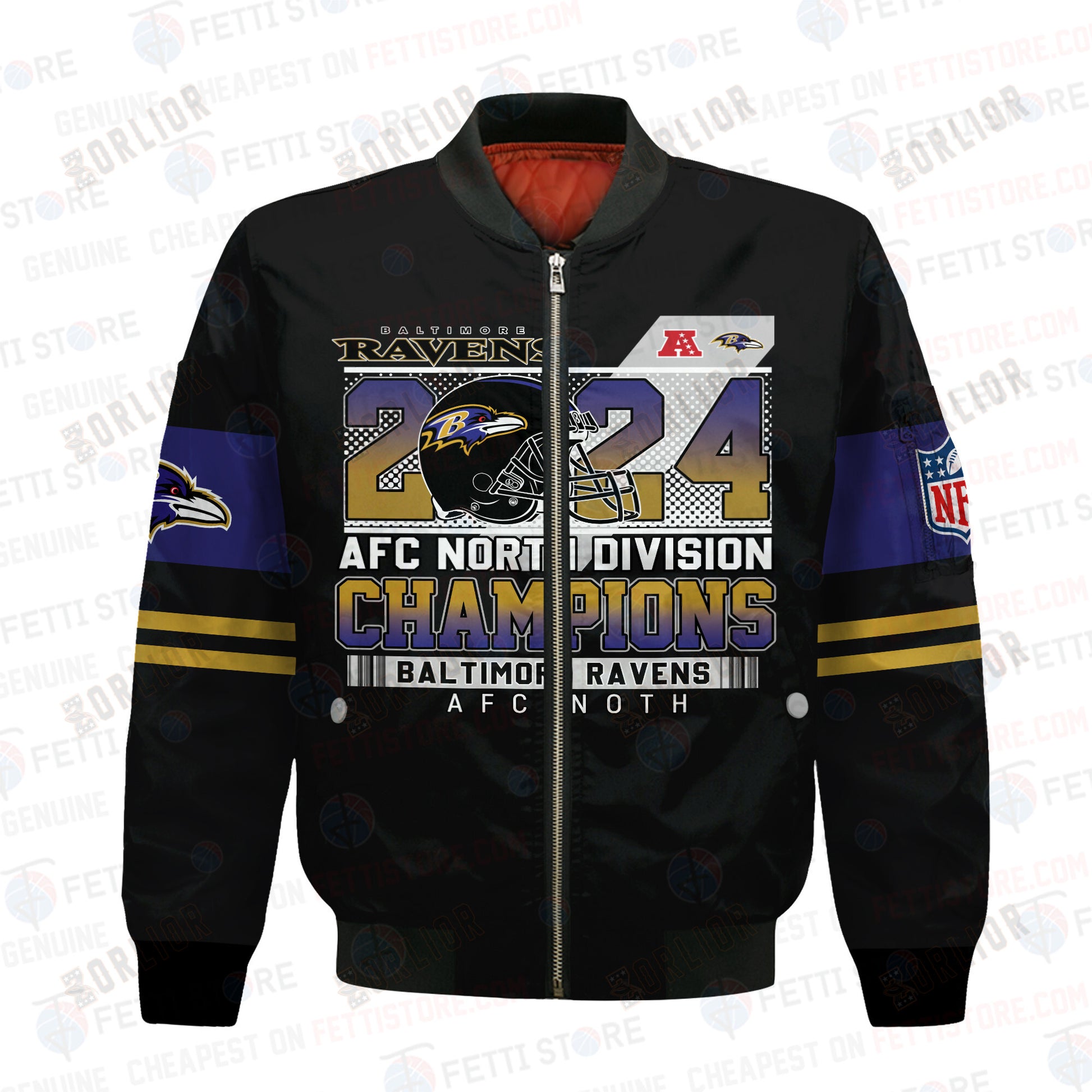 Baltimore Ravens National Football League Bomber Jacket STM V2