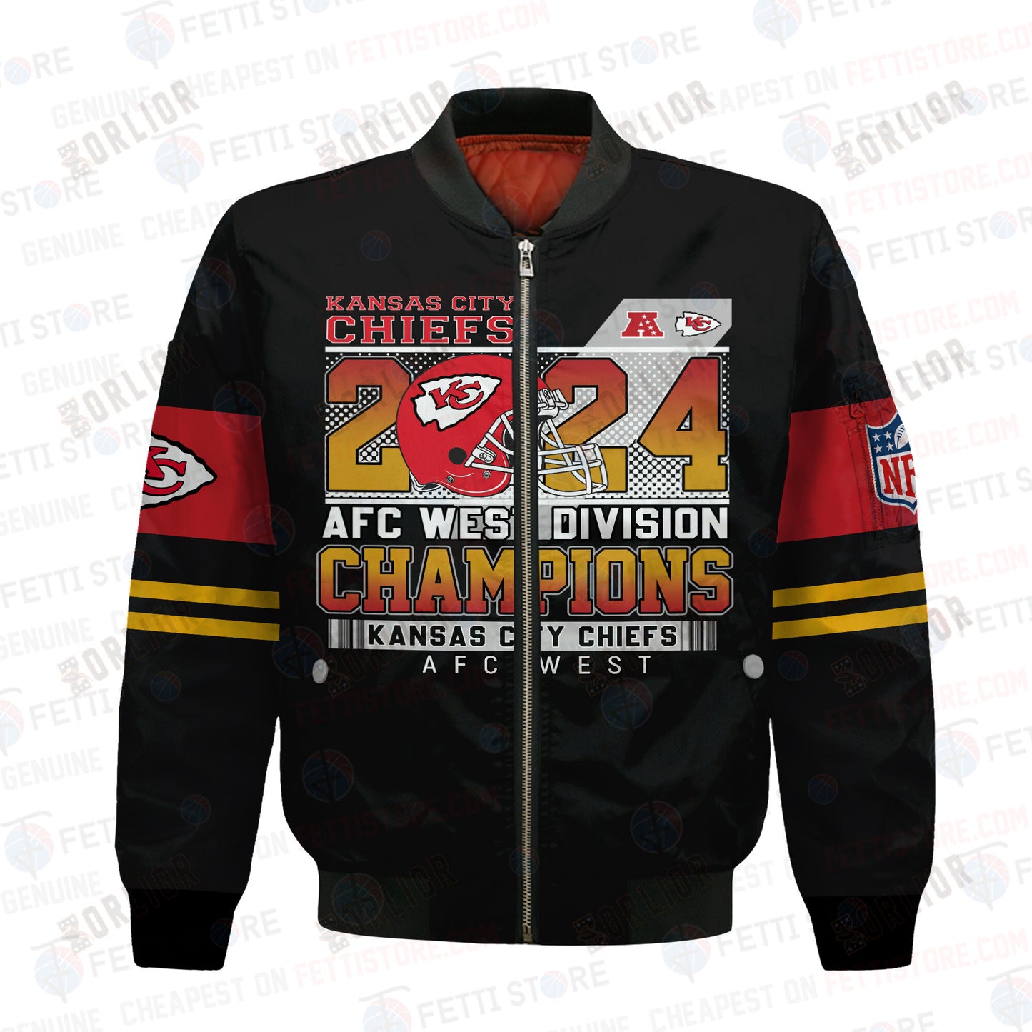 Kansas City Chiefs National Football League Bomber Jacket STM V2
