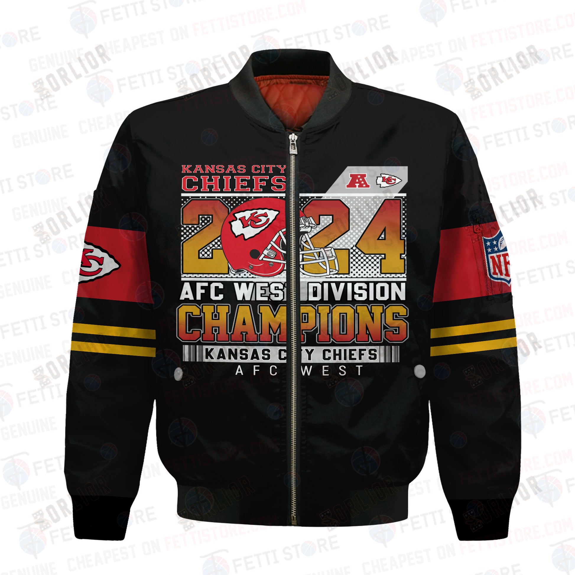 Kansas City Chiefs National Football League Bomber Jacket STM V2
