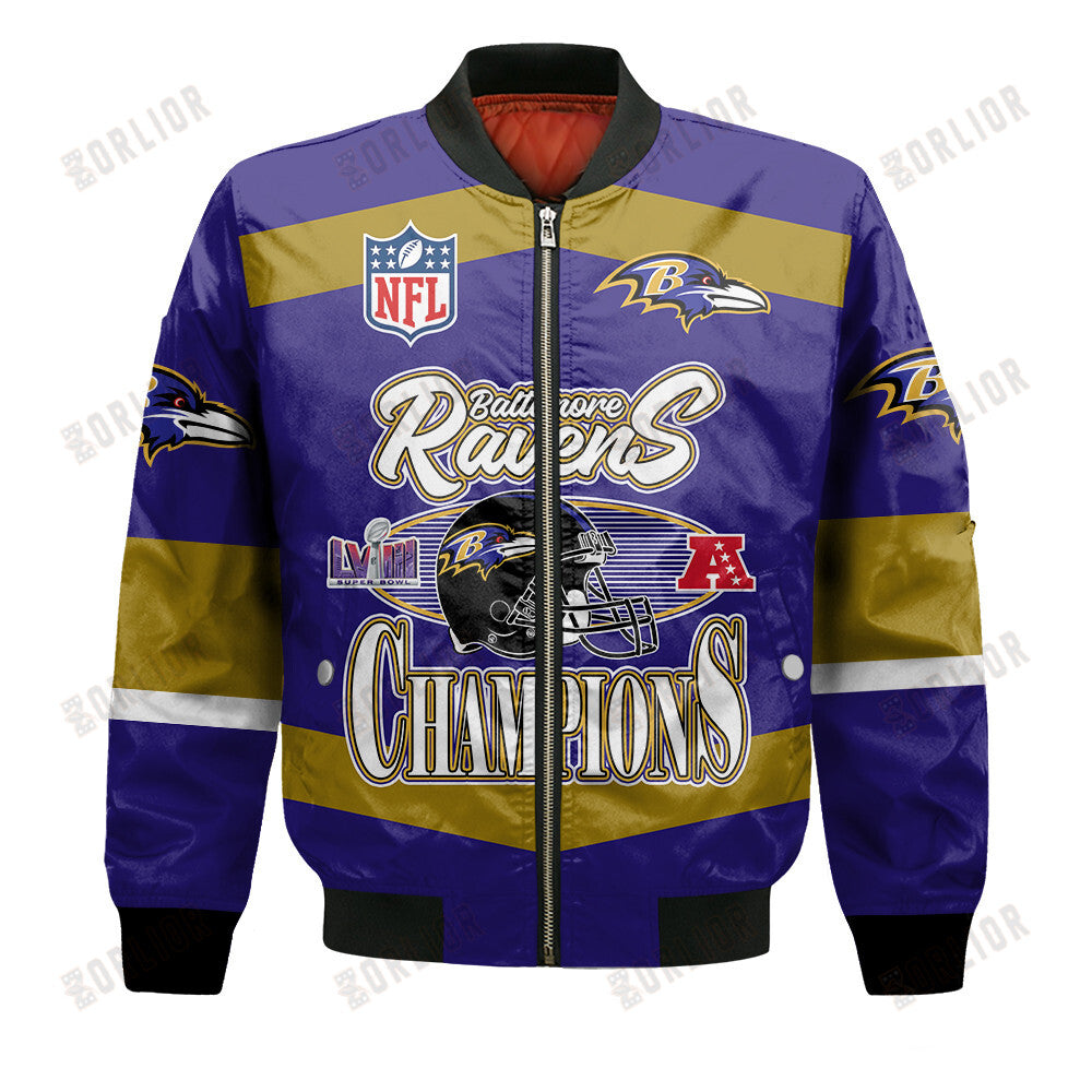 Baltimore Ravens National Football League Bomber Jacket STM V3