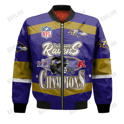 Baltimore Ravens National Football League Bomber Jacket STM V3