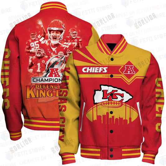 Kansas City Chiefs National Football League We Are Lions Varsity Jacket STM V3