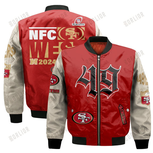 San Francisco 49ers National Football League Bomber Jacket STM V6