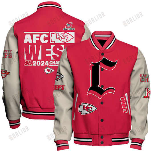 Kansas City Chiefs National Football League We Are Lions Varsity Jacket STM V4