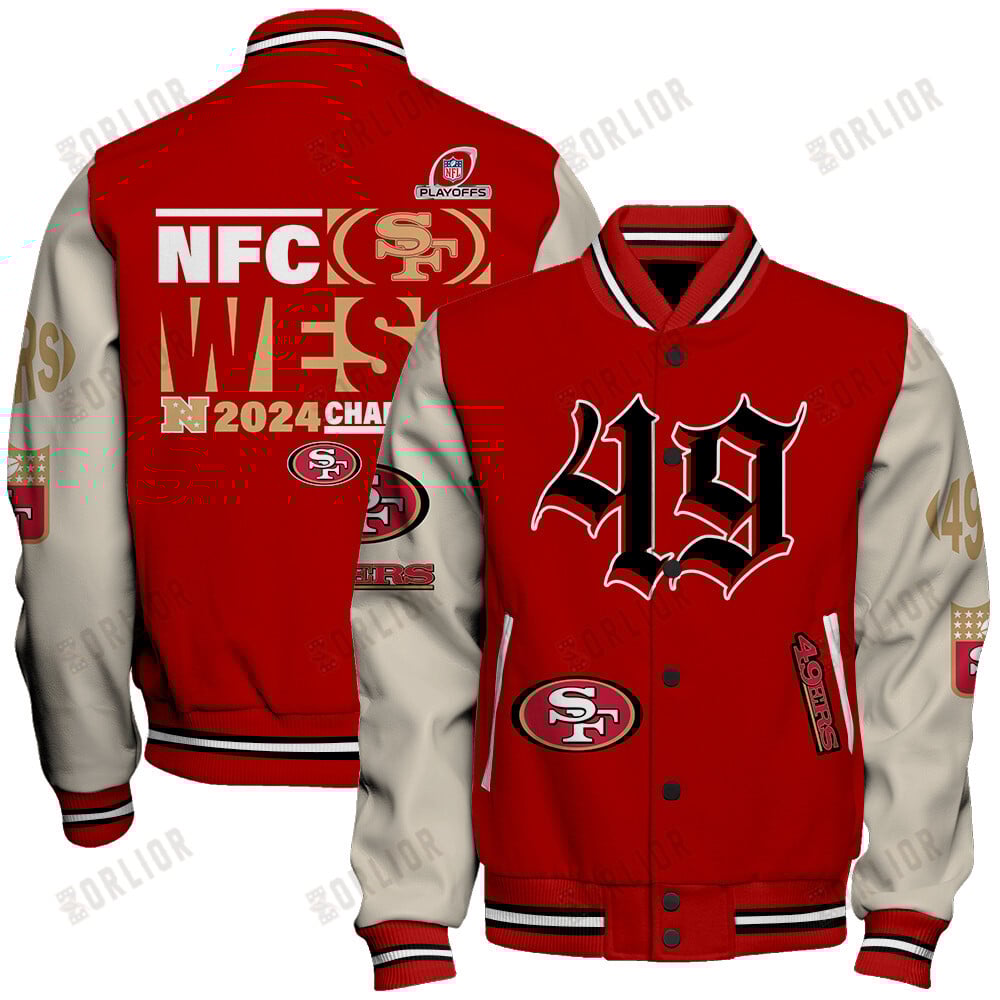 San Francisco 49ers National Football League We Are Lions Varsity Jacket STM V4