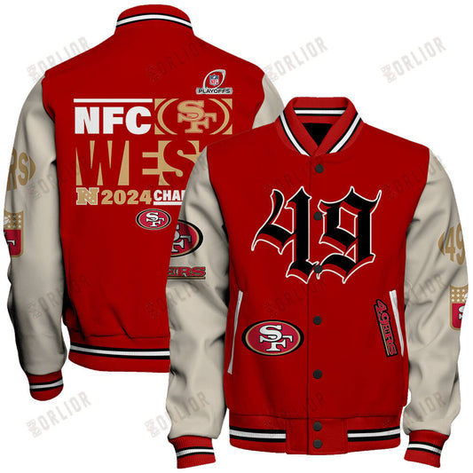 San Francisco 49ers National Football League We Are Lions Varsity Jacket STM V4