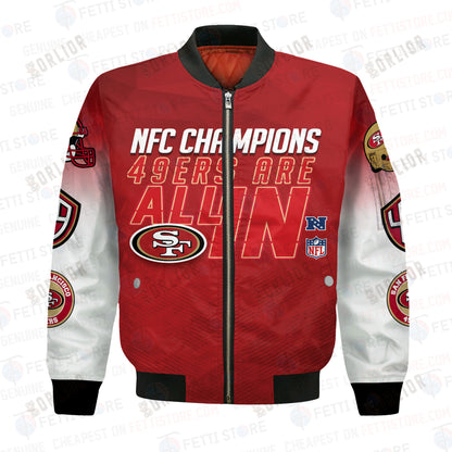 San Francisco 49ers NFC Champions Design Bomber Jacket SFAT V6