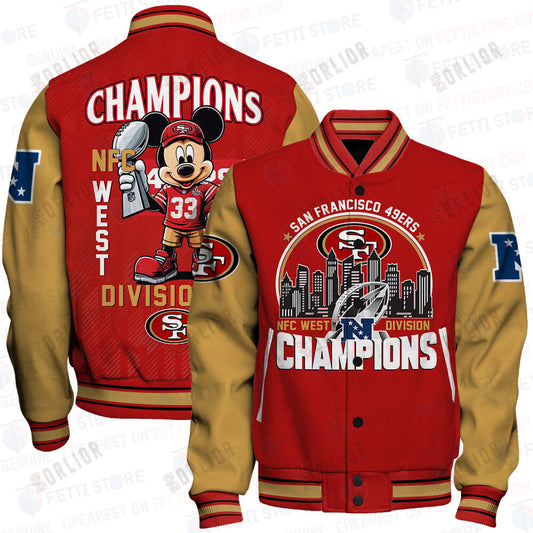 San Francisco 49ers National Football League We Are Lions Varsity Jacket STM V6