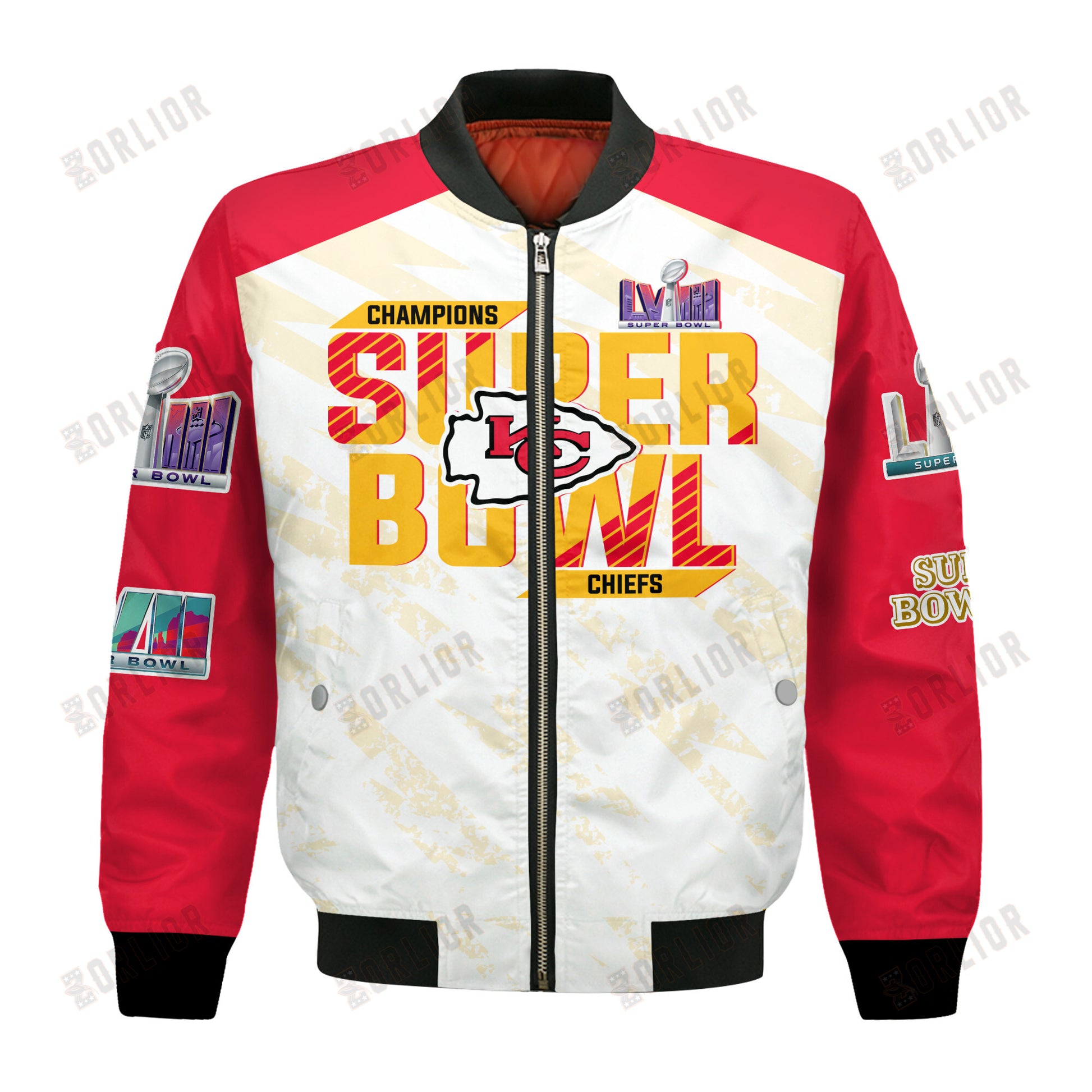 Kansas City Chiefs Super Bowl LVIII Design Bomber Jacket SFAT V9