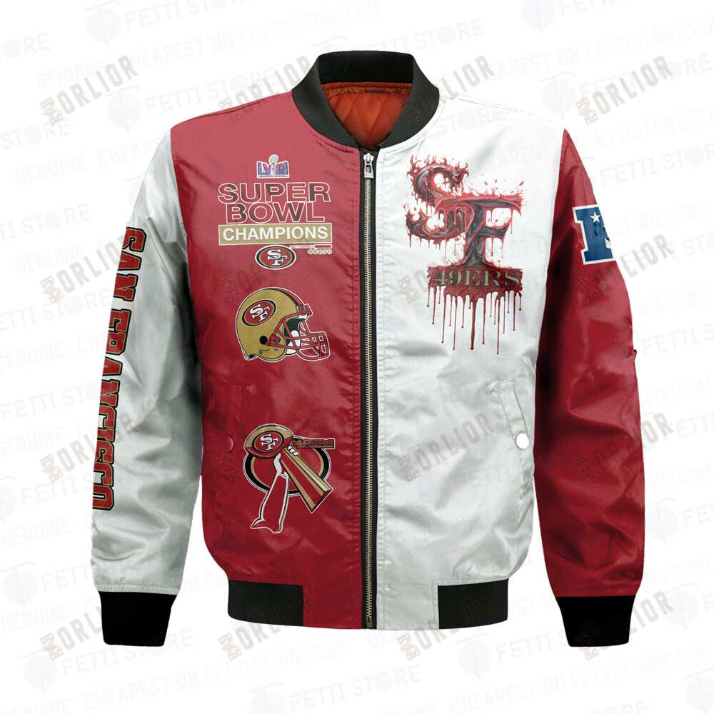 San Francisco 49ers National Football League Bomber Jacket STM V8