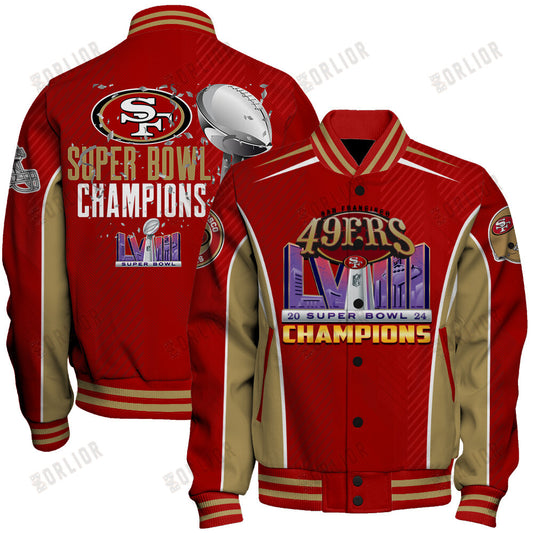 San Francisco 49ers National Football League Varsity Jacket STM V9