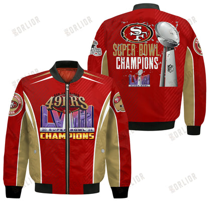 San Francisco 49ers National Football League Bomber Jacket STM V9