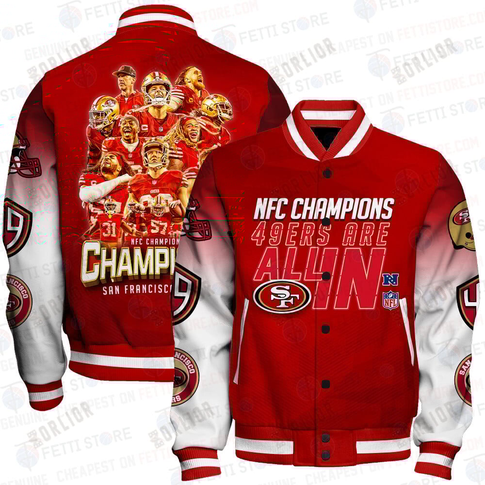 San Francisco 49ers NFC Champions Unisex Varsity Jacket SFAT V6
