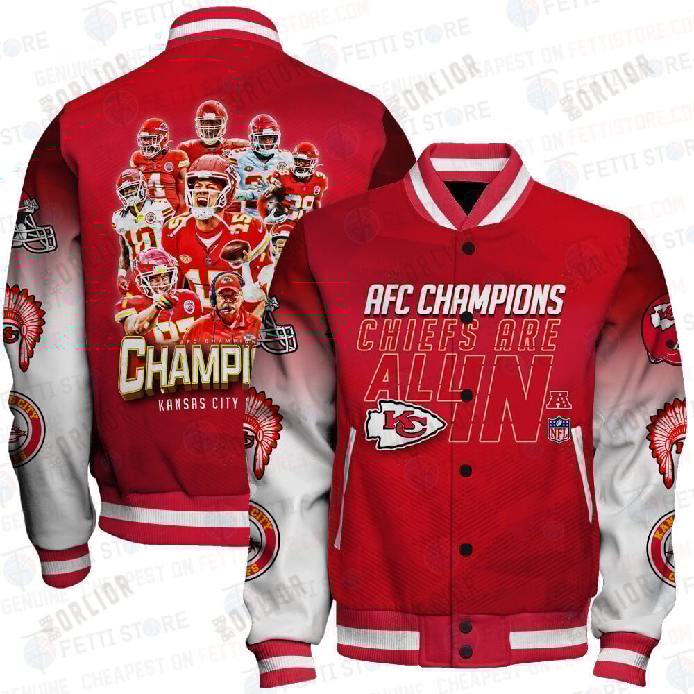 Kansas City Chiefs AFC Champions Unisex Varsity Jacket SFAT V6