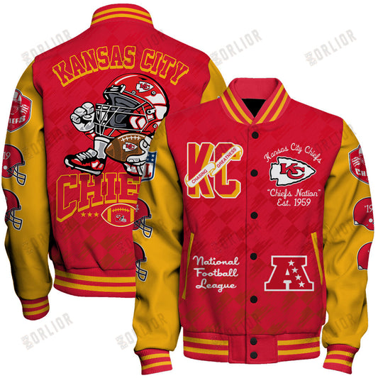 Kansas City Chiefs National Football League Unisex Varsity Jacket SFAT V7