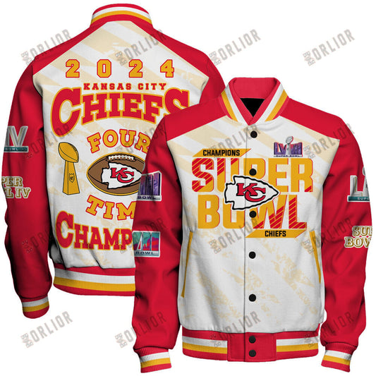 Kansas City Chiefs Super Bowl LVIII Unisex Varsity Jacket