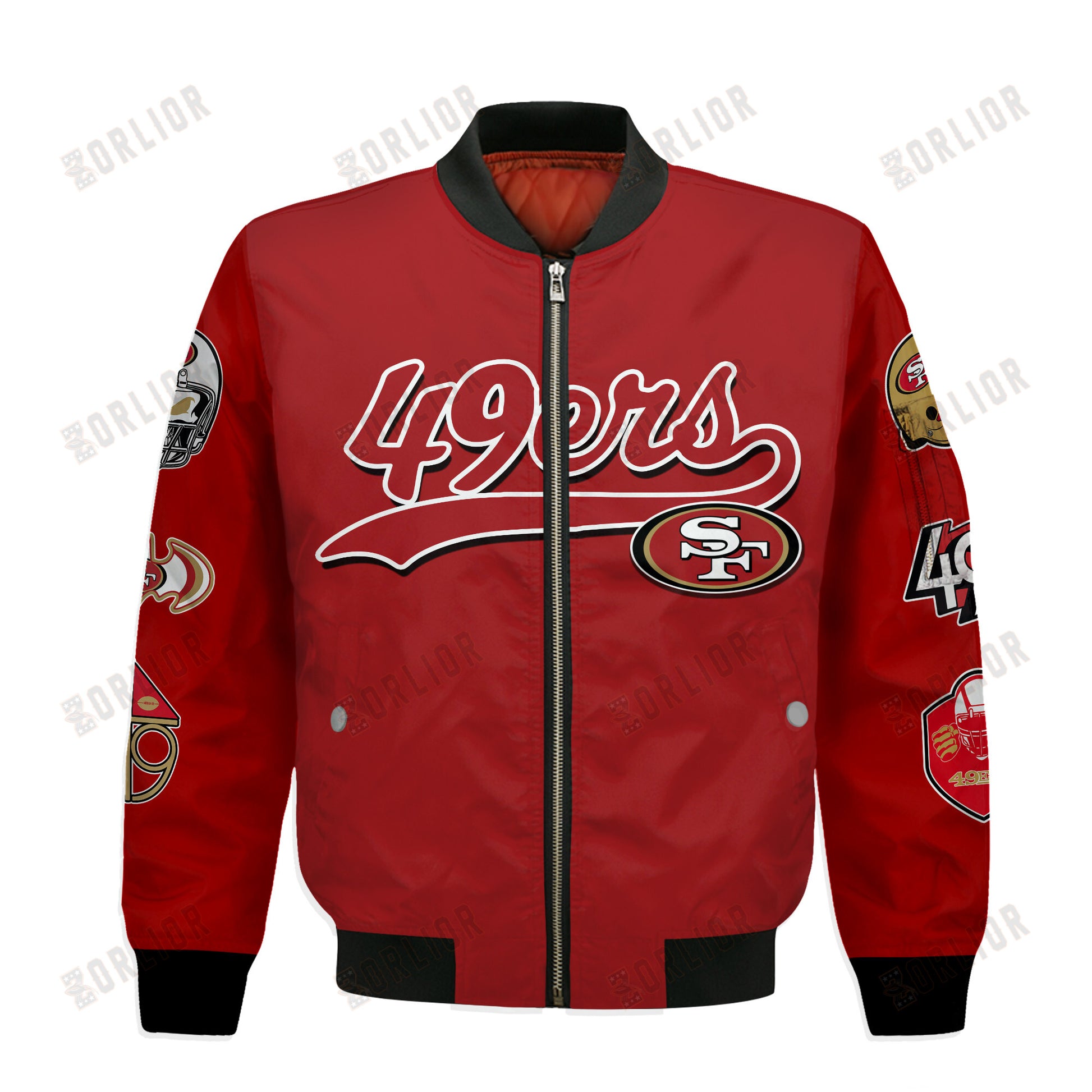 San Francisco 49ers 2024 Champions Design Bomber Jacket SFAT V12