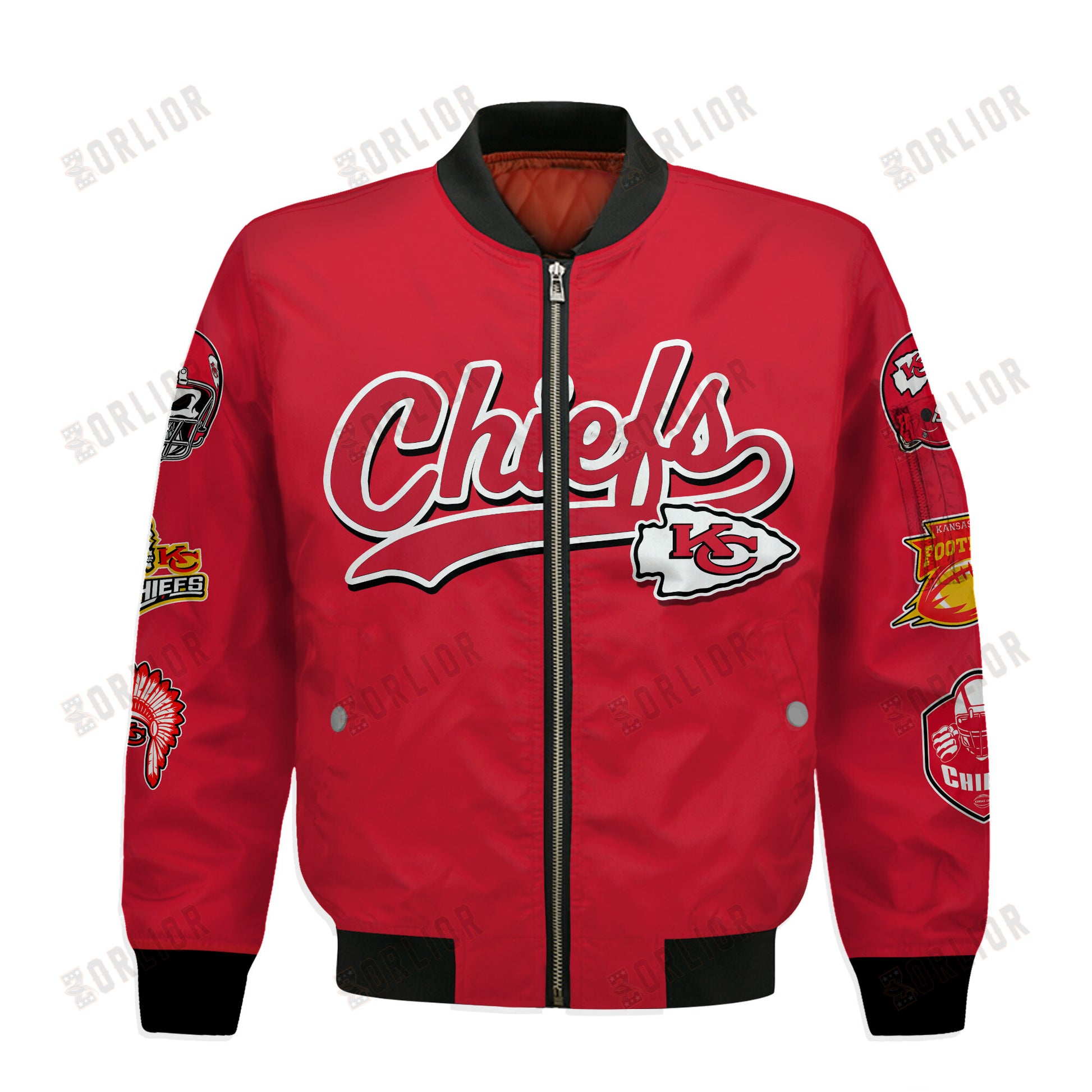 Kansas City Chiefs 2024 Champions Design Bomber Jacket SFAT V12