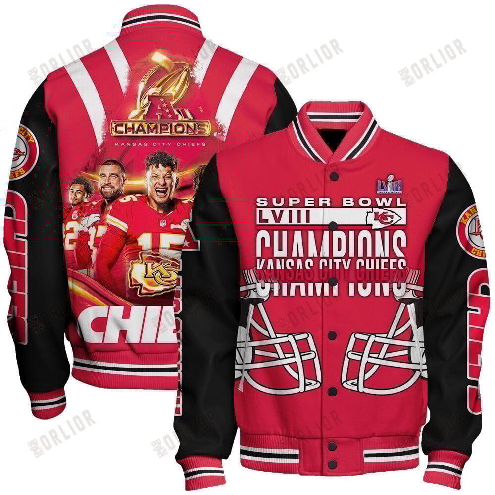 Kansas City Chiefs National Football League Varsity Jacket STM V10