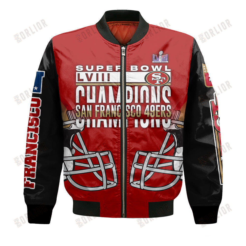San Francisco 49ers National Football League Bomber Jacket STM V10