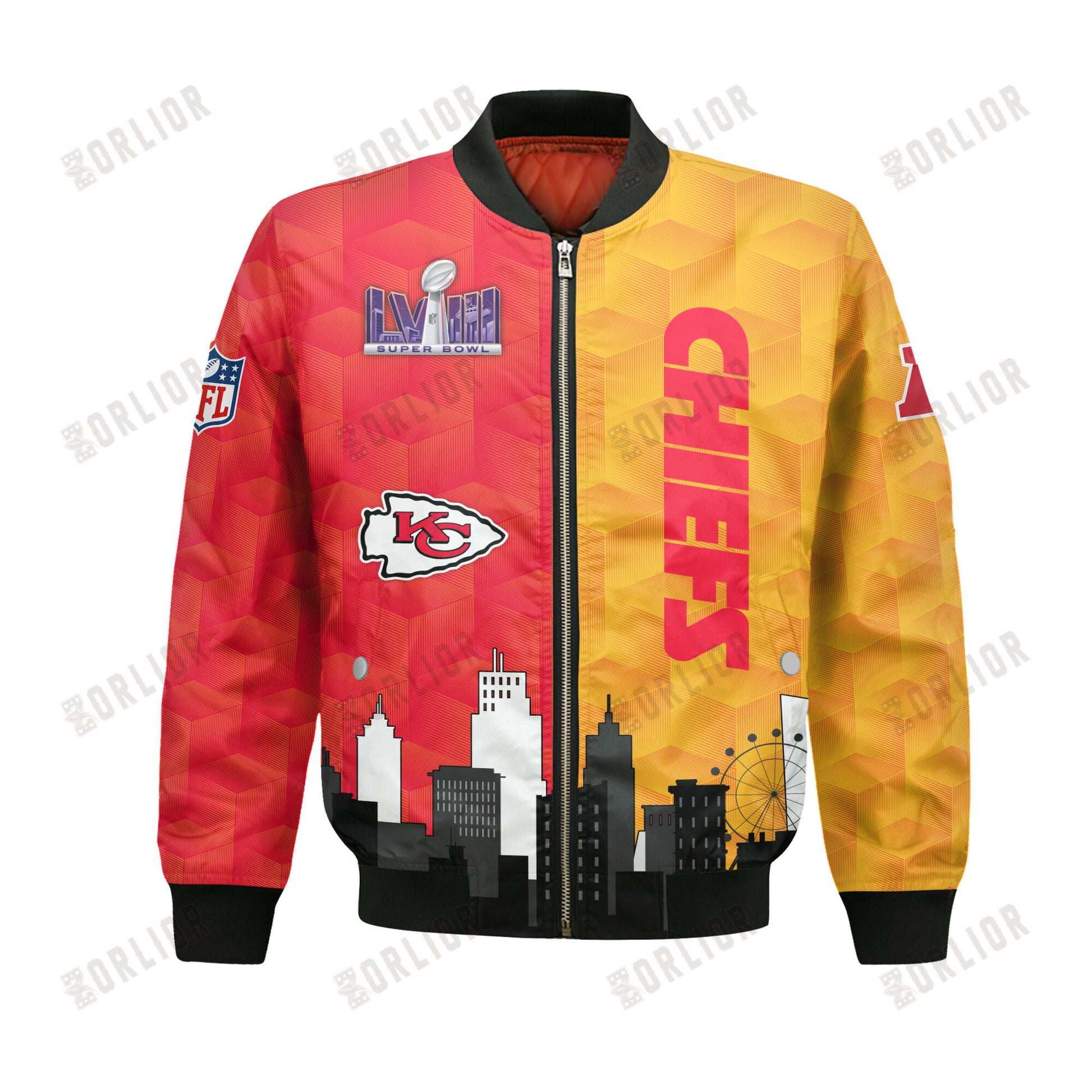 Kansas City Chiefs National Football League Bomber Jacket STM V11