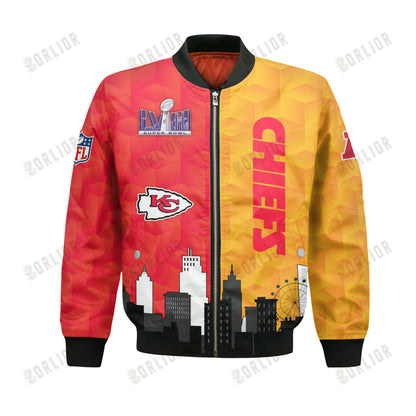 Kansas City Chiefs National Football League Bomber Jacket STM V11