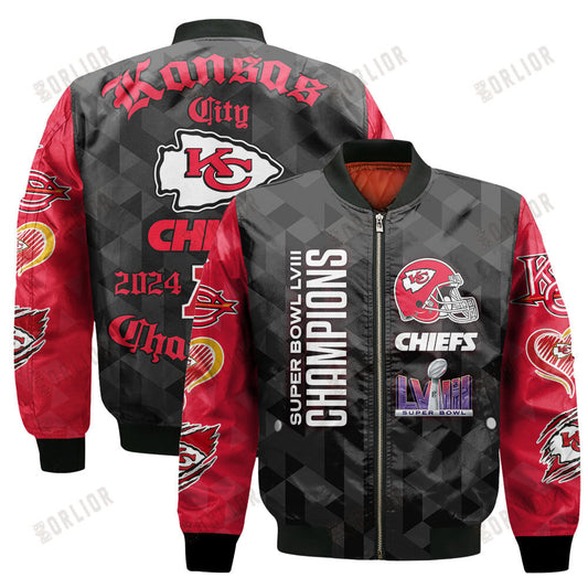 Kansas City Chiefs National Football League Design Bomber Jacket SFAT V16